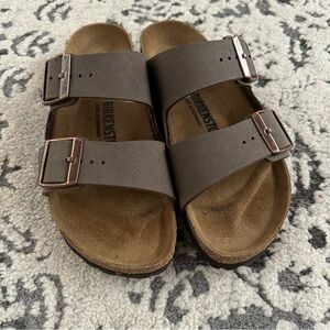 Birkenstock brown Arizona sandals